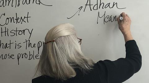 Diana Eck teaching