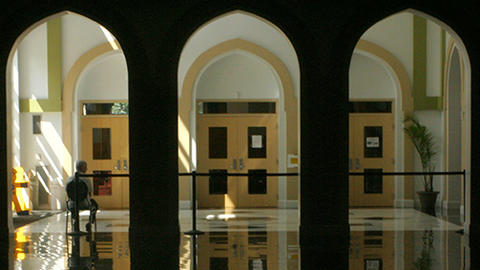 A View From the Prayer Space in ISBCC Mosque