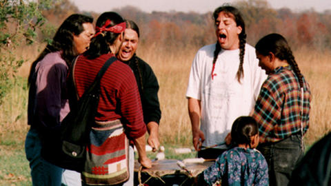 Singing and Drumming at the Feast of the Dead Near Washington, DC