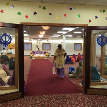 Interior Boston Gurdwara