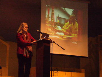 Diana Eck presenting
