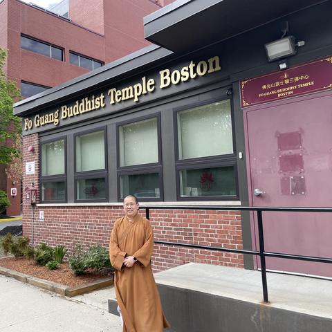 Fo Guang Buddhist Temple with Nun